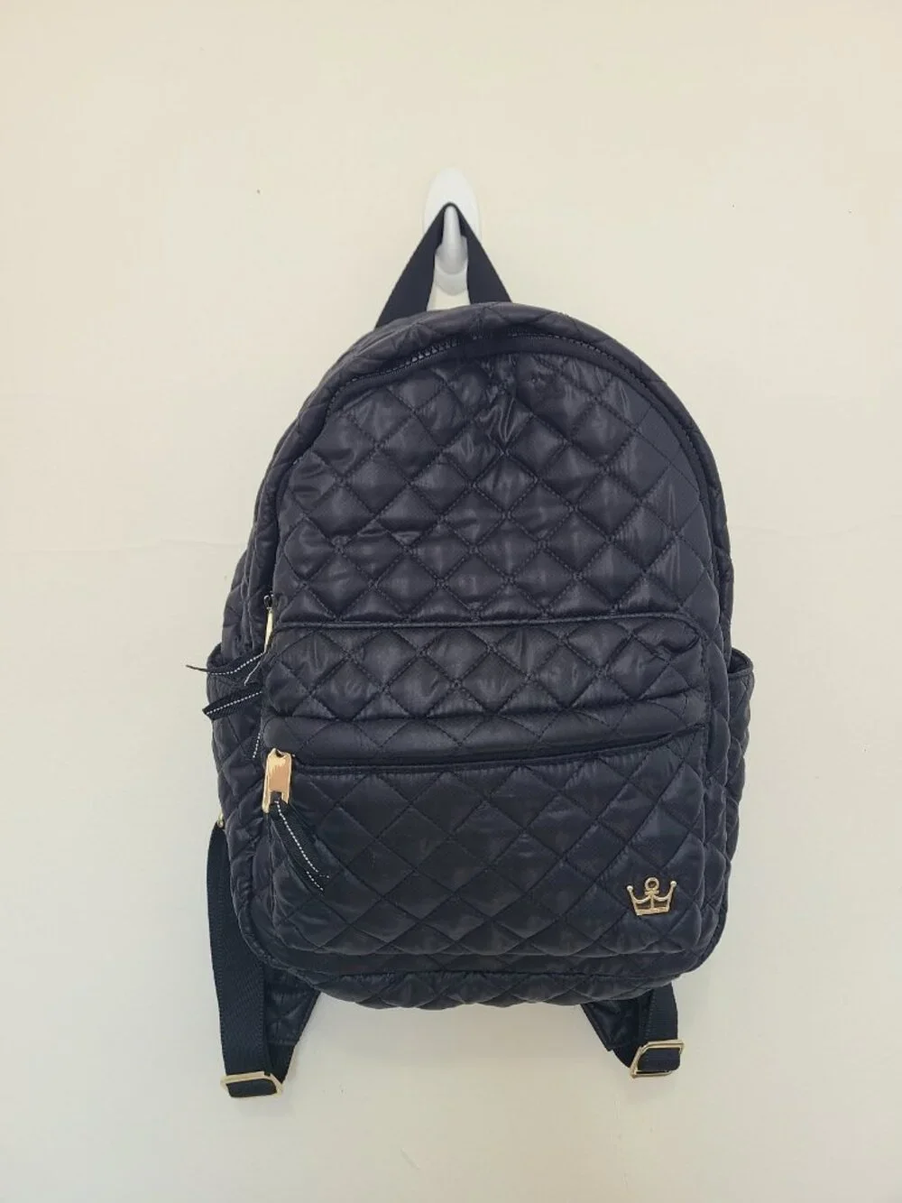 Oliver Thomas Quilted Black Backpack